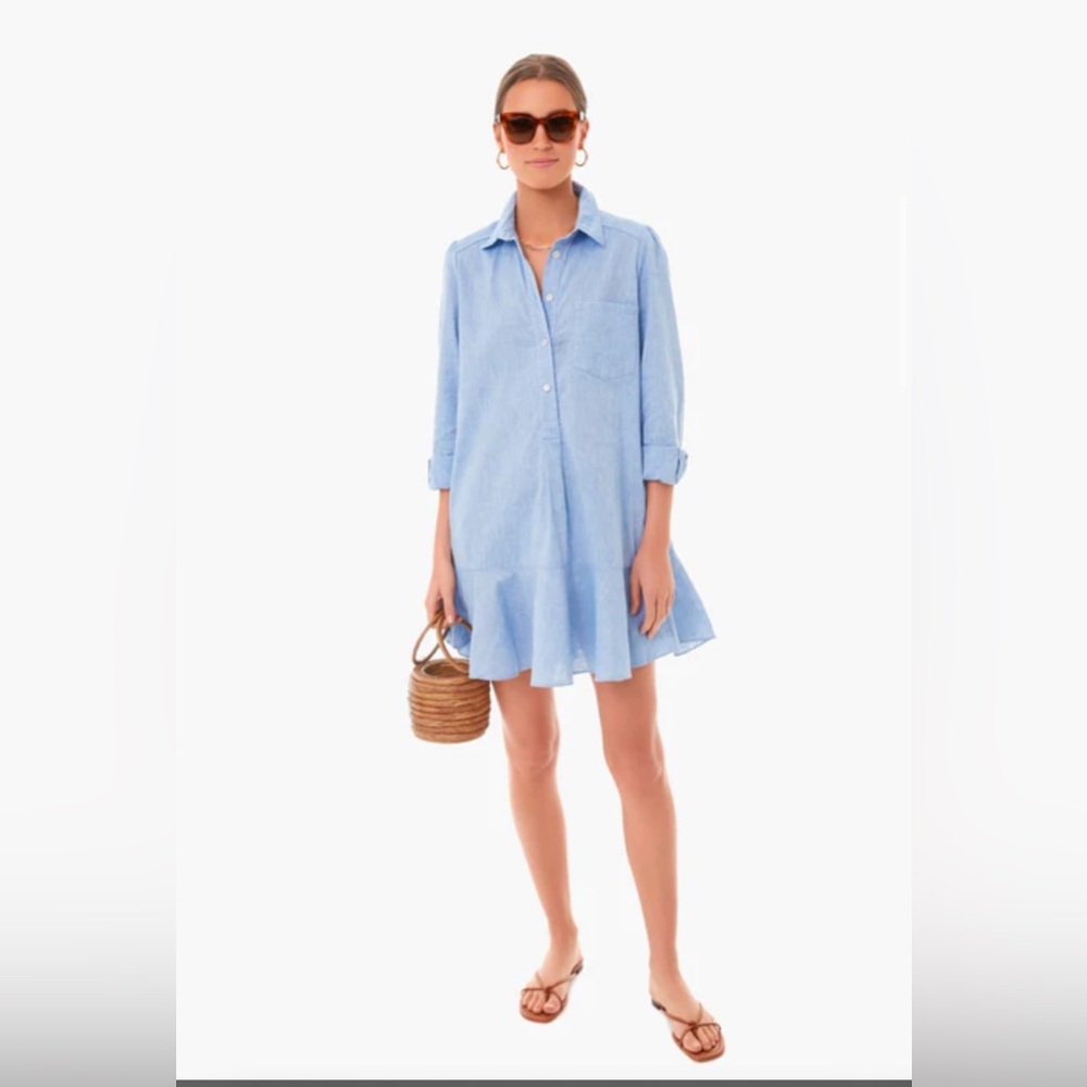 Tuckernuck Chambray Callahan Shirt Dress XS